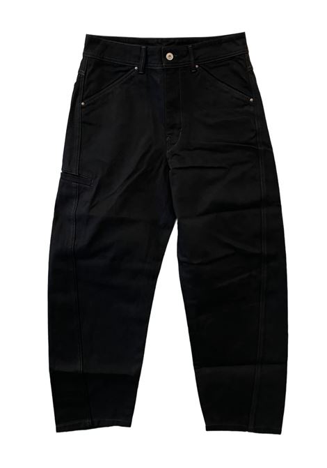 pantaloni twisted workwear uomo nero LEMAIRE | PA1102 LD1055BK999